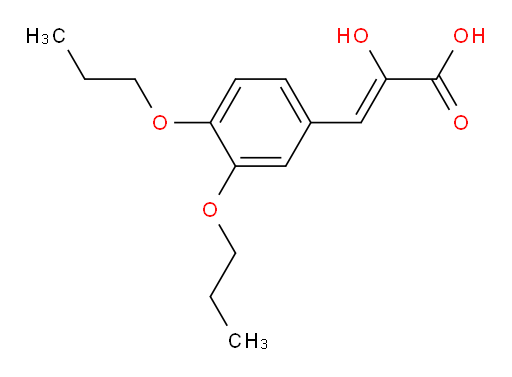 (Z)-3-(3,4-dipropoxyphenyl)-2-hydroxyacrylic acid