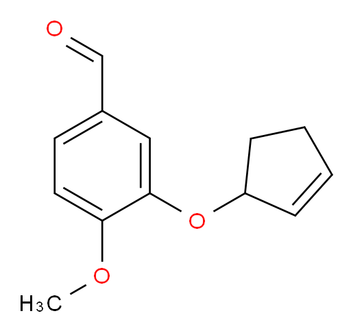 3-(cyclopent-2-en-1-yloxy)-4-methoxybenzaldehyde