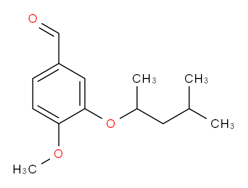 4-methoxy-3-((4-methylpentan-2-yl)oxy)benzaldehyde