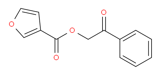 2-oxo-2-phenylethyl furan-3-carboxylate