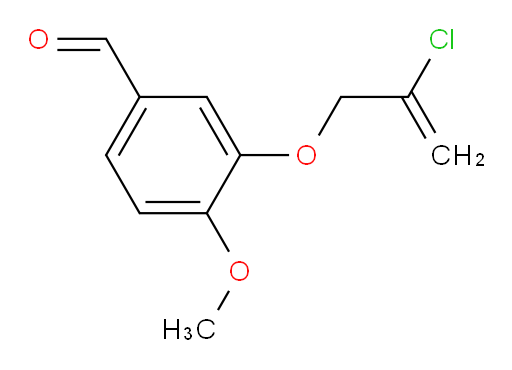 3-((2-chloroallyl)oxy)-4-methoxybenzaldehyde