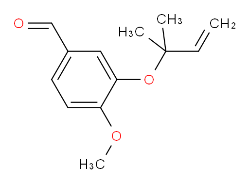 4-methoxy-3-((2-methylbut-3-en-2-yl)oxy)benzaldehyde