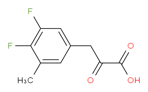 3-(3,4-difluoro-5-methylphenyl)-2-oxopropanoic acid