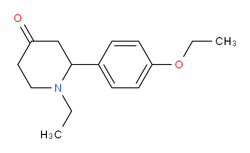 2-(4-ethoxyphenyl)-1-ethylpiperidin-4-one