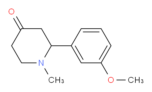 2-(3-methoxyphenyl)-1-methylpiperidin-4-one