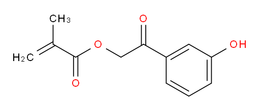 2-(3-hydroxyphenyl)-2-oxoethyl methacrylate