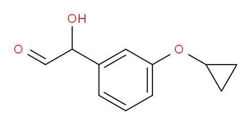 2-(3-cyclopropoxyphenyl)-2-hydroxyacetaldehyde