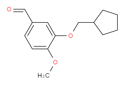 3-(cyclopentylmethoxy)-4-methoxybenzaldehyde