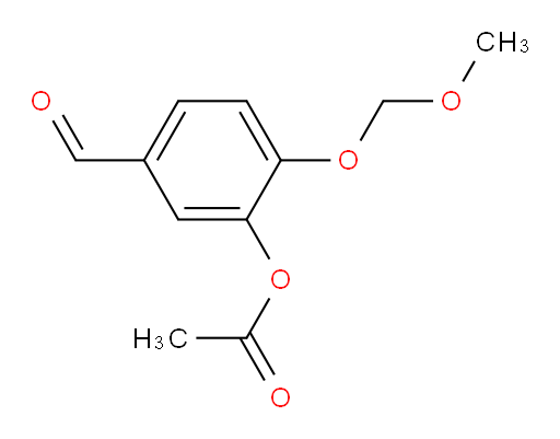 5-formyl-2-(methoxymethoxy)phenyl acetate