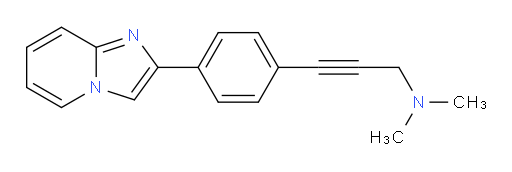 3-(4-(imidazo[1,2-a]pyridin-2-yl)phenyl)-N,N-dimethylprop-2-yn-1-amine