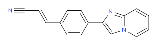 (E)-3-(4-(imidazo[1,2-a]pyridin-2-yl)phenyl)acrylonitrile
