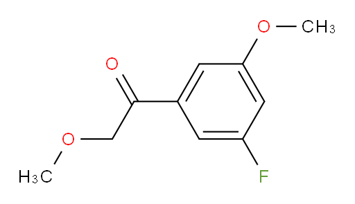 1-(3-fluoro-5-methoxyphenyl)-2-methoxyethanone