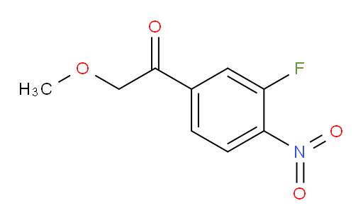 1-(3-fluoro-4-nitrophenyl)-2-methoxyethanone