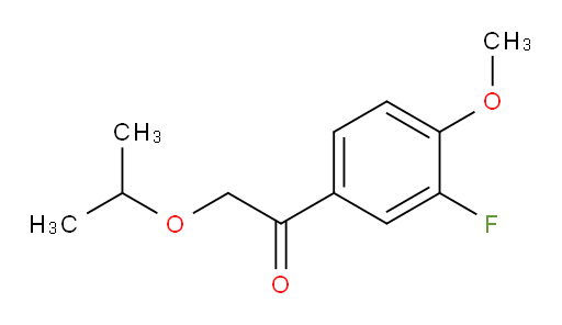 1-(3-fluoro-4-methoxyphenyl)-2-isopropoxyethanone