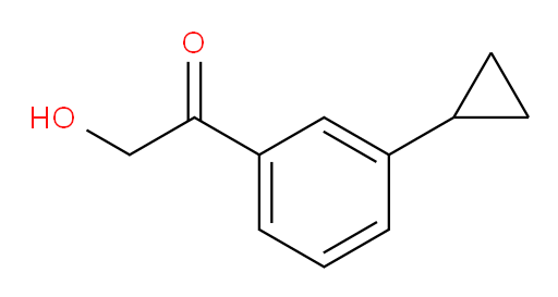 1-(3-cyclopropylphenyl)-2-hydroxyethanone
