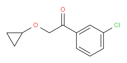 1-(3-chlorophenyl)-2-cyclopropoxyethanone