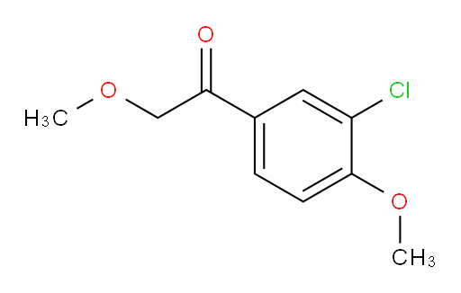 1-(3-chloro-4-methoxyphenyl)-2-methoxyethanone