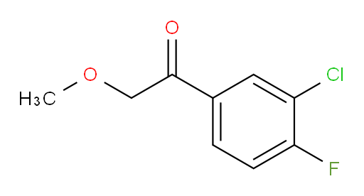 1-(3-chloro-4-fluorophenyl)-2-methoxyethanone