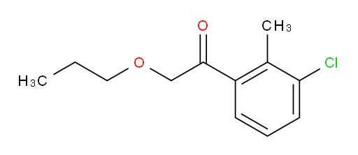 1-(3-chloro-2-methylphenyl)-2-propoxyethanone