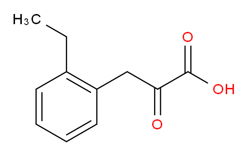 3-(2-ethylphenyl)-2-oxopropanoic acid