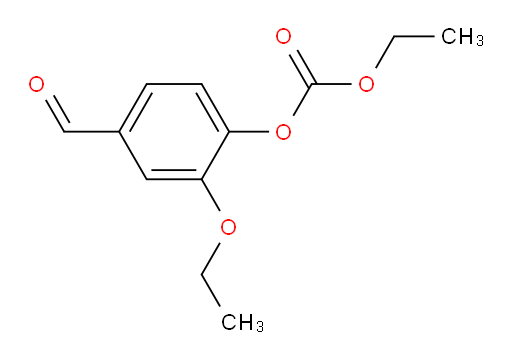 2-ethoxy-4-formylphenyl ethyl carbonate