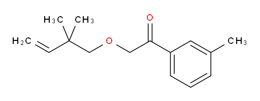 2-((2,2-dimethylbut-3-en-1-yl)oxy)-1-(m-tolyl)ethanone
