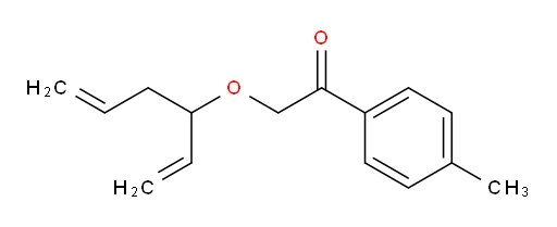 2-(hexa-1,5-dien-3-yloxy)-1-(p-tolyl)ethanone
