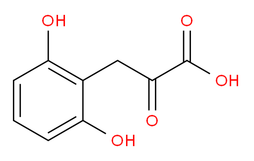 3-(2,6-dihydroxyphenyl)-2-oxopropanoic acid