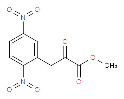 methyl 3-(2,5-dinitrophenyl)-2-oxopropanoate