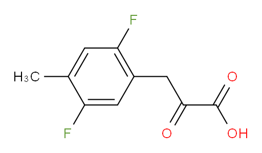 3-(2,5-difluoro-4-methylphenyl)-2-oxopropanoic acid