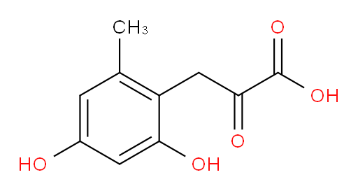 3-(2,4-dihydroxy-6-methylphenyl)-2-oxopropanoic acid