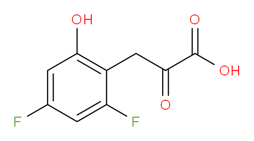 3-(2,4-difluoro-6-hydroxyphenyl)-2-oxopropanoic acid