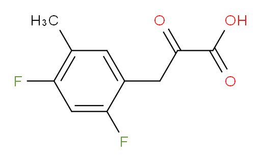 3-(2,4-difluoro-5-methylphenyl)-2-oxopropanoic acid