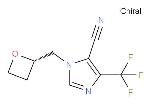 (S)-1-(oxetan-2-ylmethyl)-4-(trifluoromethyl)-1H-imidazole-5-carbonitrile
