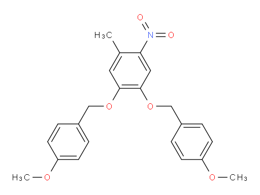 4,4'-(((4-methyl-5-nitro-1,2-phenylene)bis(oxy))bis(methylene))bis(methoxybenzene)