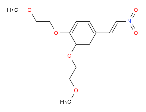 (E)-1,2-bis(2-methoxyethoxy)-4-(2-nitrovinyl)benzene