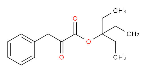 3-ethylpentan-3-yl 2-oxo-3-phenylpropanoate
