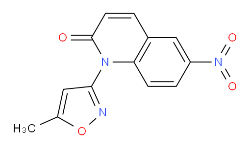1-(5-methylisoxazol-3-yl)-6-nitroquinolin-2(1H)-one