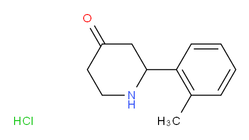 2-(o-tolyl)piperidin-4-one hydrochloride