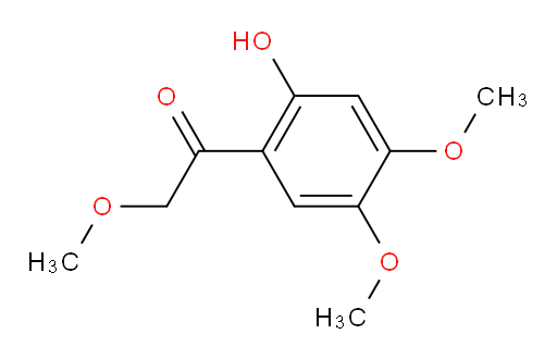 1-(2-hydroxy-4,5-dimethoxyphenyl)-2-methoxyethanone