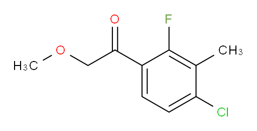 1-(4-chloro-2-fluoro-3-methylphenyl)-2-methoxyethanone
