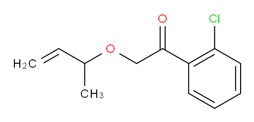 2-(but-3-en-2-yloxy)-1-(2-chlorophenyl)ethanone