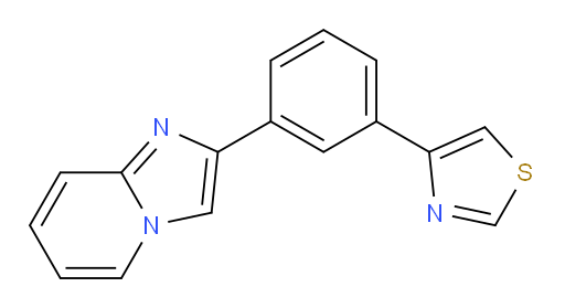 4-(3-(imidazo[1,2-a]pyridin-2-yl)phenyl)thiazole