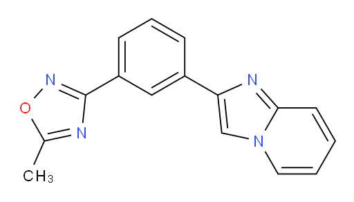3-(3-(imidazo[1,2-a]pyridin-2-yl)phenyl)-5-methyl-1,2,4-oxadiazole