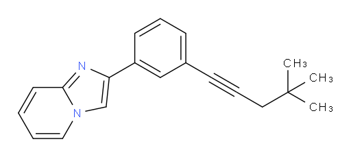 2-(3-(4,4-dimethylpent-1-yn-1-yl)phenyl)imidazo[1,2-a]pyridine