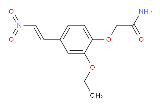(E)-2-(2-ethoxy-4-(2-nitrovinyl)phenoxy)acetamide