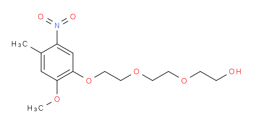 2-(2-(2-(2-methoxy-4-methyl-5-nitrophenoxy)ethoxy)ethoxy)ethanol