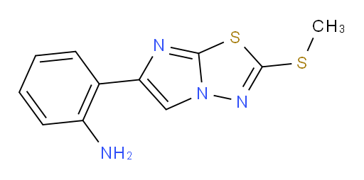 2-(2-(methylthio)imidazo[2,1-b][1,3,4]thiadiazol-6-yl)aniline