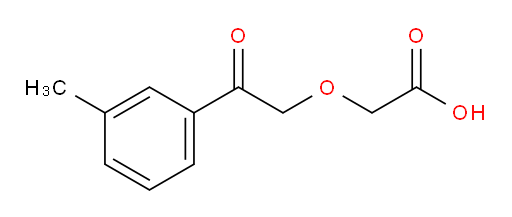 2-(2-oxo-2-(m-tolyl)ethoxy)acetic acid