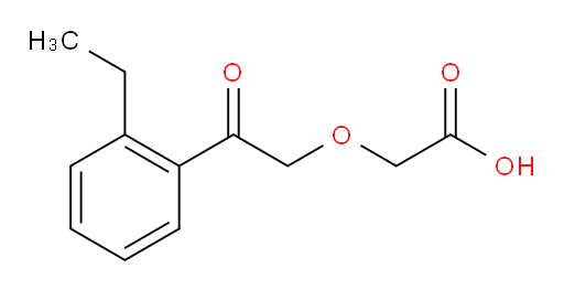 2-(2-(2-ethylphenyl)-2-oxoethoxy)acetic acid